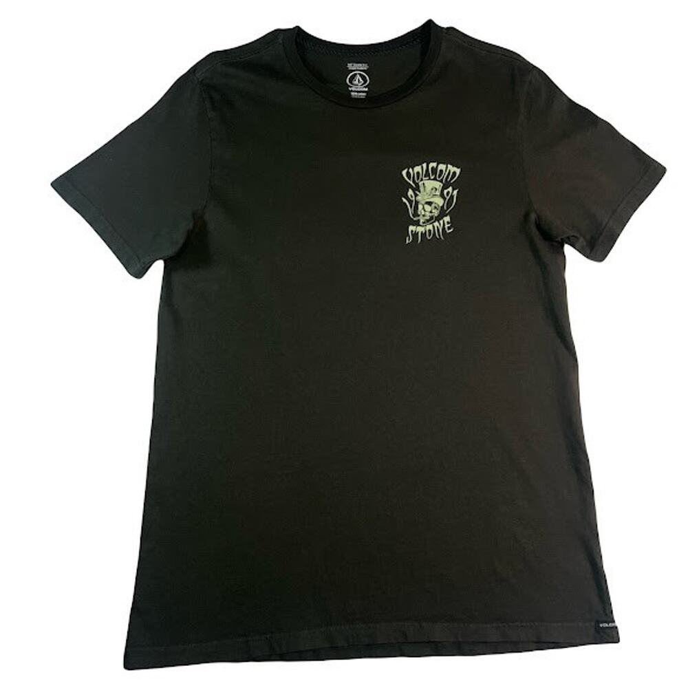 Volcom Men's Graphic T-Shirt Size Medium Stone Short Sleeve Brown Crew Neck M